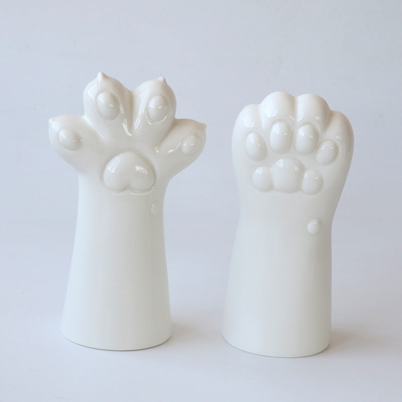 Hand shape vases