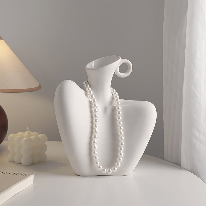 Black and White female style vases