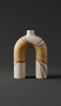 Gallery arc ceramic vase